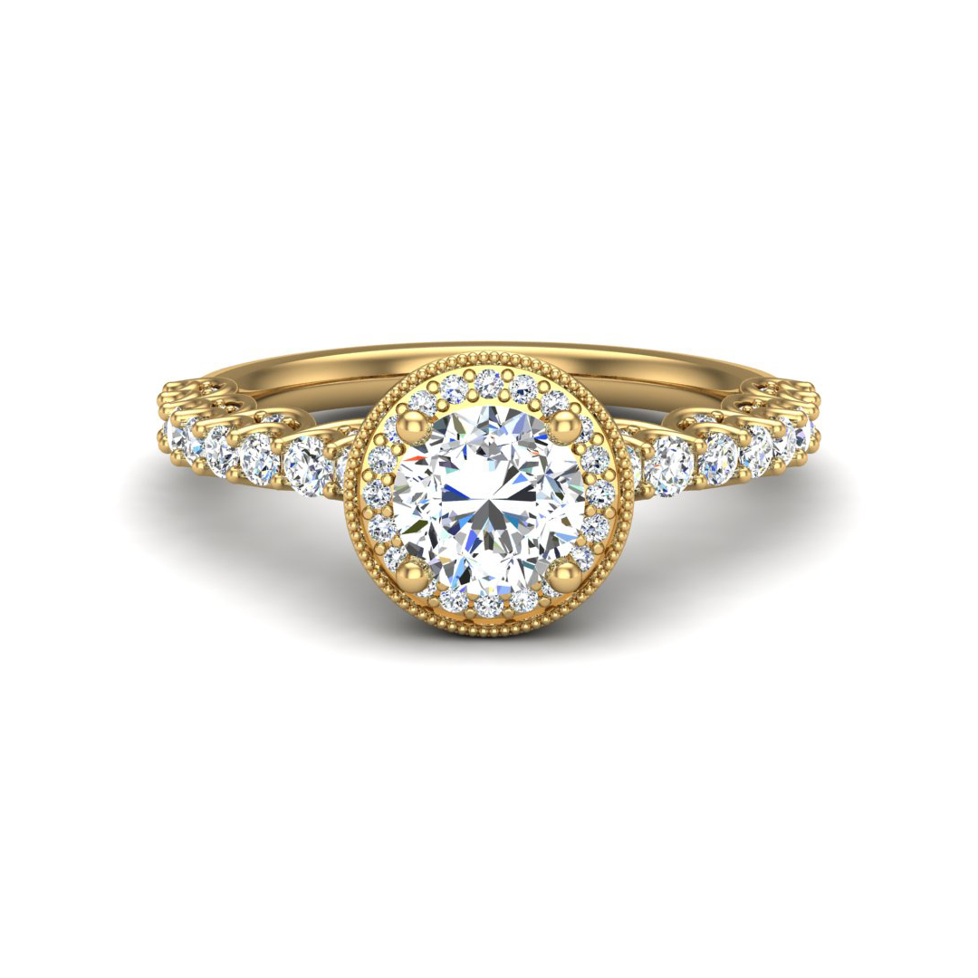 Makayla Halo Engagement Ring